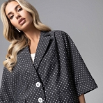 Жакет Джинсовый стиль (черный). Состав: 95% хлопок, 5% спандекс