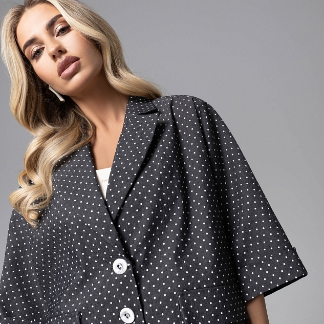 Жакет Джинсовый стиль (черный) 