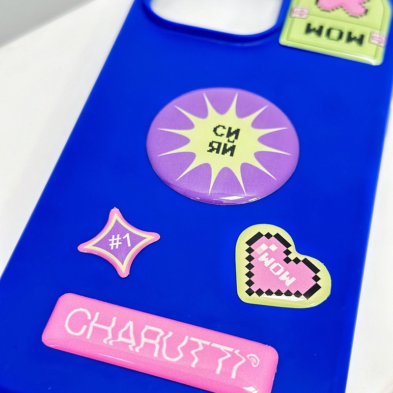 CHARUTTI Love (wow!). Состав: 5 объемных стикеров
