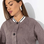 Бомбер Любуйся мной (коричневый). Состав: 92% полиэстер, 8% спандекс