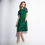 Платье Кружева и драмы. Состав: 95% п/э, 5% спандекс