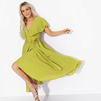 Платье для настроения счастья Счастье влюбленности (салатовое, нью)