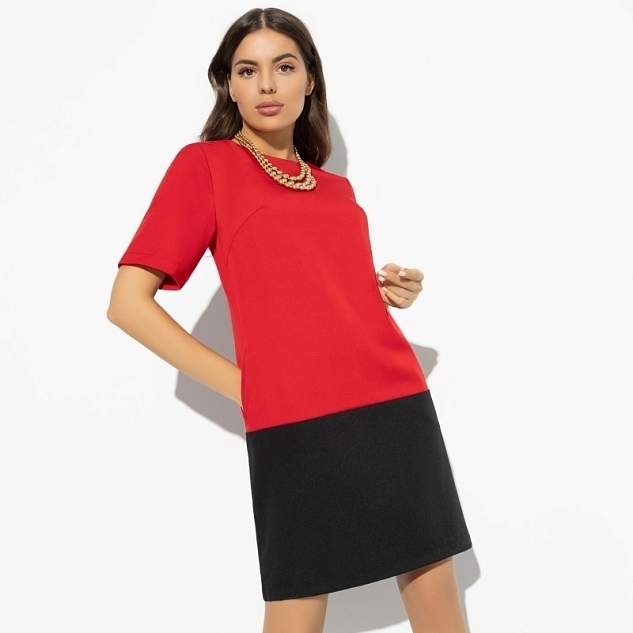 Платье Всё идеально (red black) 