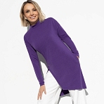Туника Выбираю сердцем (violet style). Состав: 65% п/э, 15% ангора, 15% акрил, 5% спандекс