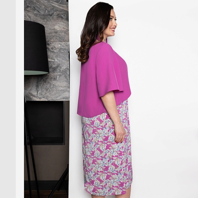 Платье На пике популярности (фуксия) 