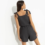 Комбинезон А так интересней (gray). Состав: 80% п/э, 15% лен, 5% эластан