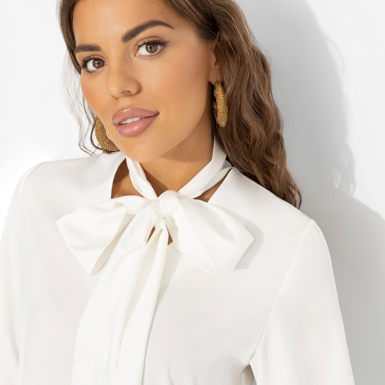 Блуза Стильный нюанс. Состав: 95% полиэстер, 5% эластан