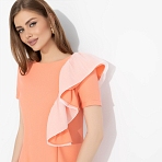 Платье Романтика леди (нежная). Состав: 72% п/э, 22% вискоза, 6% спандекс