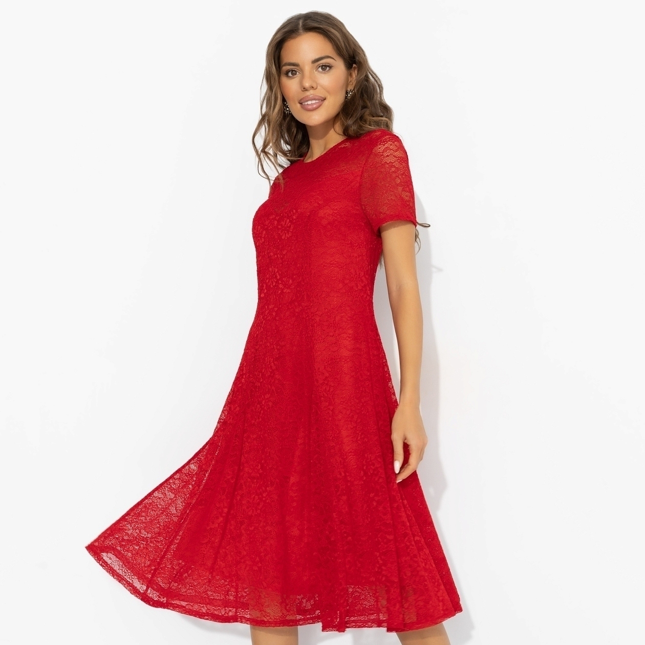 Платье Кружева и драмы (романтика). Состав: 95% п/э, 5% спандекс