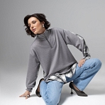 Путешествие начинается (пасмурное небо). Состав: 65% п/э, 30% вискоза, 5% спандекс