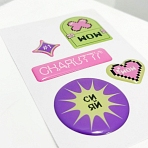CHARUTTI Love (wow!). Состав: 5 объемных стикеров
