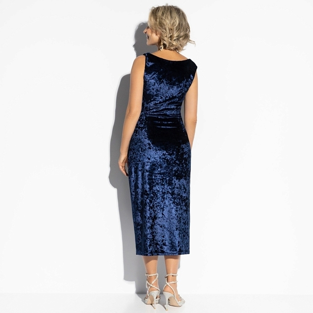 Платье На первом плане (синее)