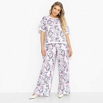 Брюки с лампасами Вечная весна (яркие)