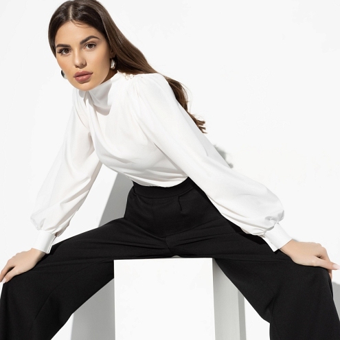 Блуза Модный флирт (chic white) 