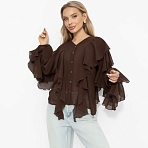 Блуза для эффекта «вау» Прикосновение мечты (брауни)