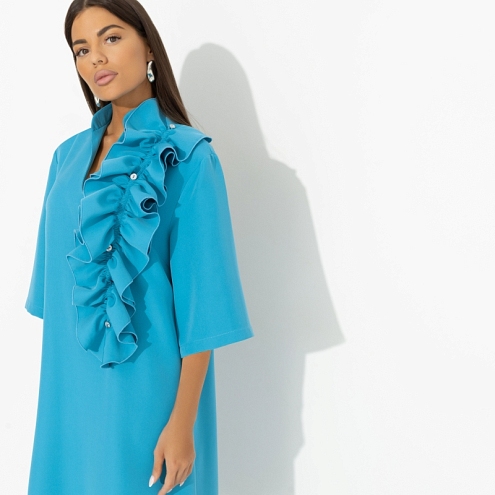 Платье Сияние глянца (turquoise)