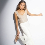 Топ из блестящей ткани Зажигаю на вечеринке (сияние)