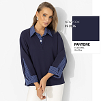 Блуза с эффектом многослойности Легенда в кадре