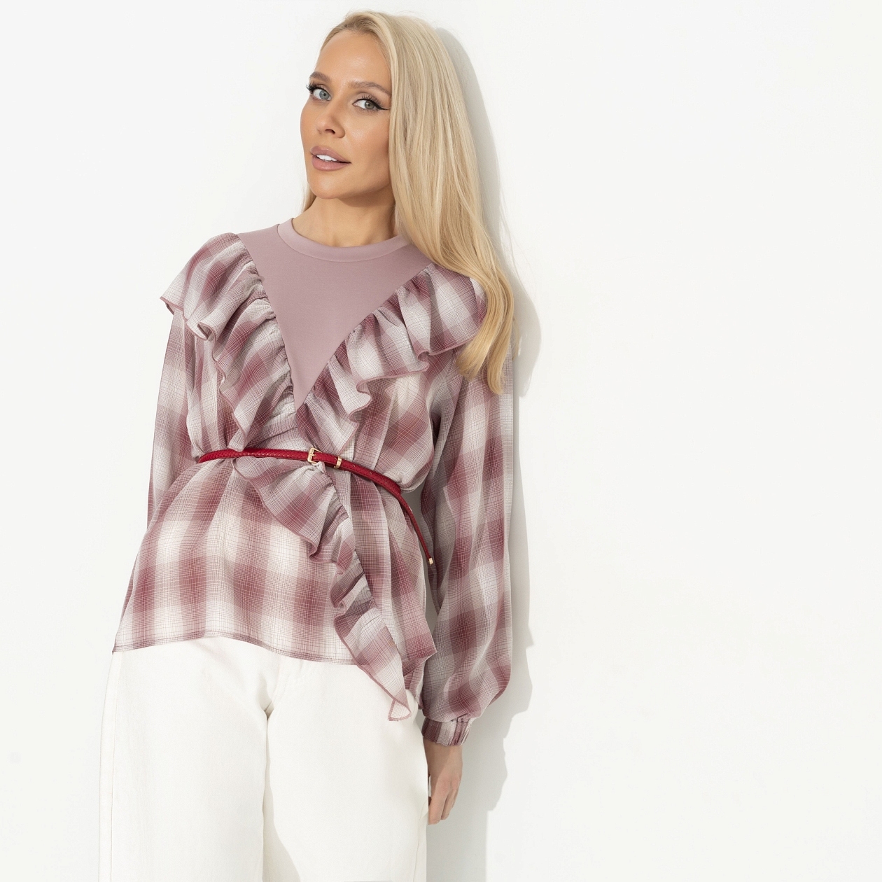 Блуза Не перестаю удивляться. Состав: 88% п/э, 10% вискоза, 2% спандекс