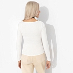 Лонгслив Обнять взглядом. Состав: 97% хлопок, 3% лайкра