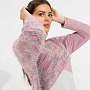 Туника Геометрия стиля (sweet rose). Состав: 65% п/э, 15% ангора, 15% акрил, 5% спандекс