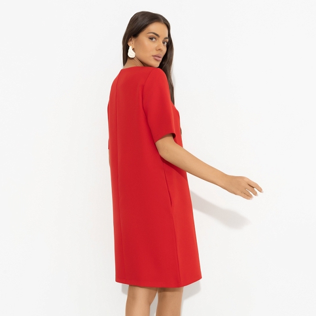 Платье Виртуальные будни (red) 