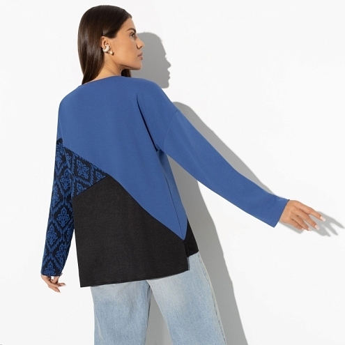 Туника Геометрия стиля (blue fashion) 