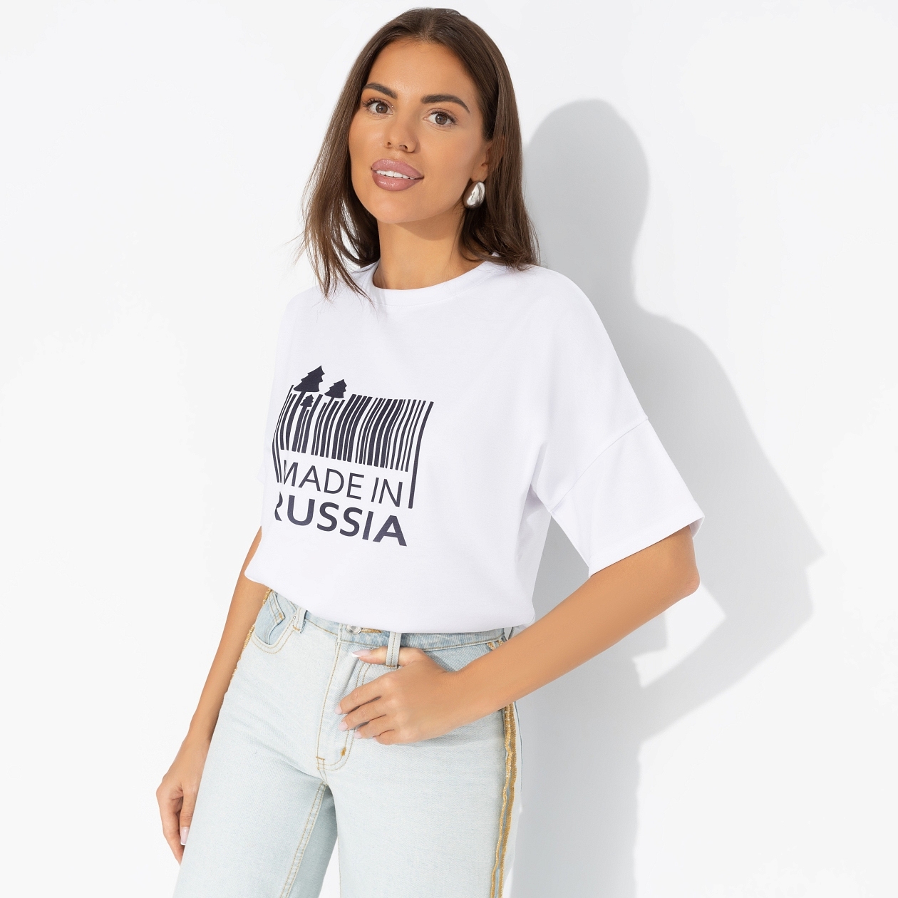 Футболка Зов будущего (Russia). Состав: 65% п/э, 30% вискоза, 5% стрейч