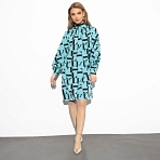 Платье Леди элегант (mint black). Состав: 95% п/э, 5% эластан