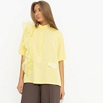 Рубашка комбинированная Личное достижение (желтая)