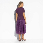 Больше чем стиль (2 в 1, фиолетовый). Купить женские костюмы & двойки оптом от производителя. Костюм с юбкой Больше чем стиль (2 в 1, фиолетовый). Состав: 95% п/э, 5% спандекс