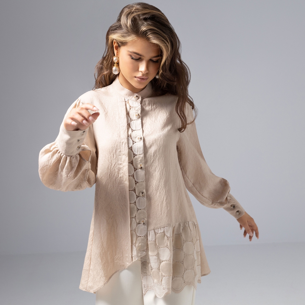 Кружевной повод (пульс сердца). Состав: 74% вискоза, 26% нейлон