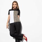 Футболка Стильное сочетание. Состав: 65% п/э, 30% вискоза, 5% стрейч