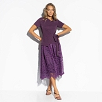 Больше чем стиль (2 в 1, фиолетовый). Купить женские костюмы & двойки оптом от производителя. Костюм с юбкой Больше чем стиль (2 в 1, фиолетовый). Состав: 95% п/э, 5% спандекс