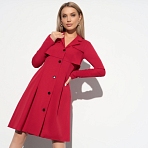 Платье Элегантная миссия (fiery red). Состав: 60% п/э, 37% вискоза, 3% спандекс
