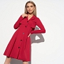 Платье Элегантная миссия (fiery red). Состав: 60% п/э, 37% вискоза, 3% спандекс