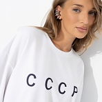 Футболка Мода-мания (СССР). Состав: 65% п/э, 30% вискоза, 5% стрейч