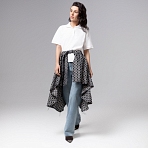 Игра теней (серый). Купить женский Юбка-килт оптом от производителя.