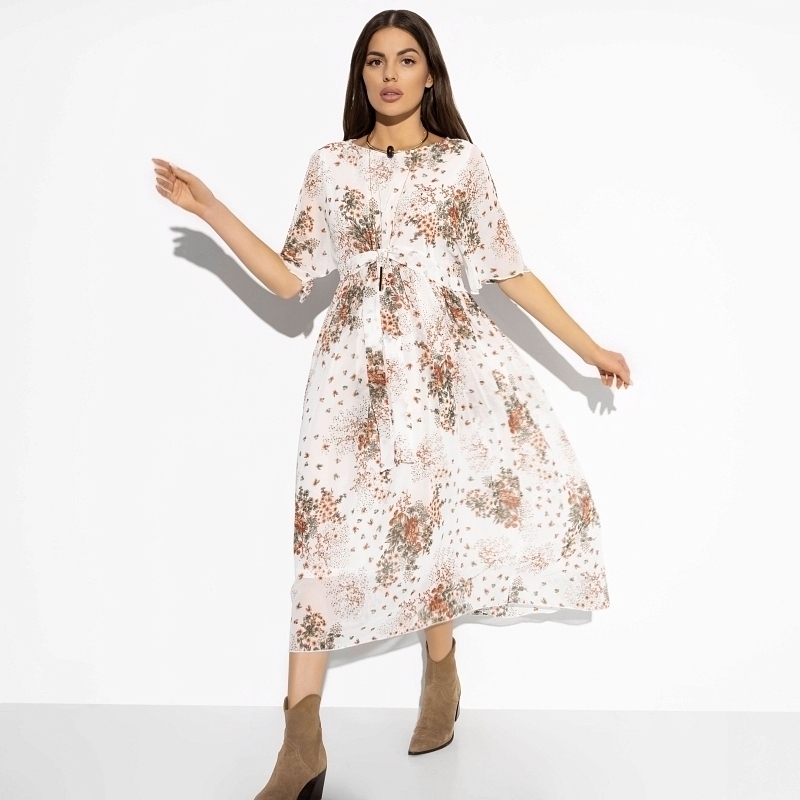 Платье Итальянский роман (lady belle). Состав: 95% п/э, 5% спандекс