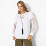 Футболка с длинным рукавом Нет компромиссам (белая)