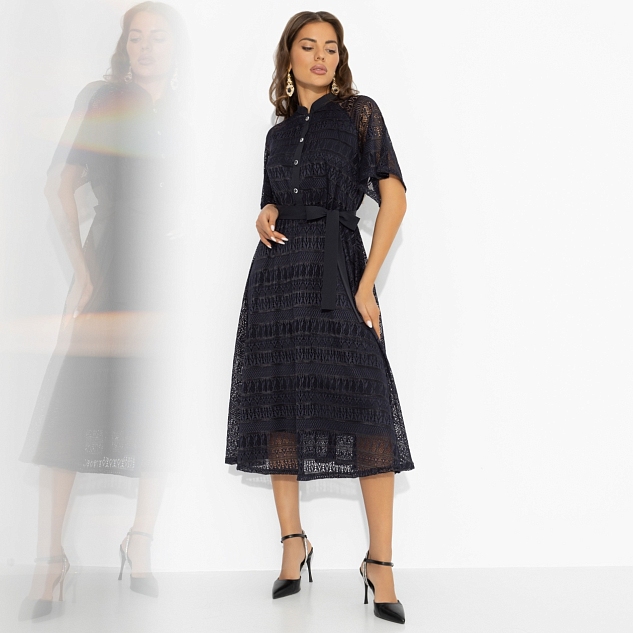 Платье Моя итальянская история (таинство, с поясом) 