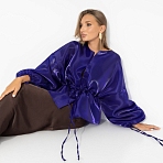 Жакет эффектный Вершина восхищения (синий)