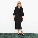 Платье Сияние глянца (чёрное). Состав: 95% п/э, 5% эластан