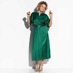 Икона моды (зелёное). Купить женские вечерние платья оптом от производителя. Платье Икона моды (зелёное). Состав: 95% полиэстер, 5% эластан