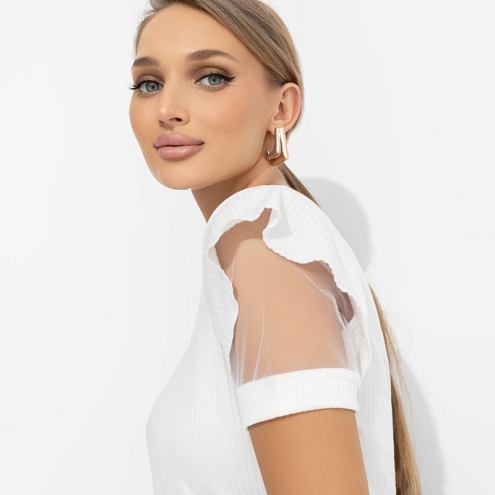 Футболка Высокая мода без усилий (white) 