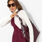 Сарафан Селфи-мания (бордо). Состав: 95% п/э, 5% спандекс