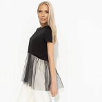 Футболка Хочу такую (black). Состав: 65% п/э, 30% вискоза, 5% спандекс
