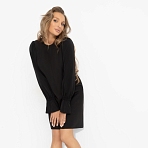 Дерзкая леди (черное). Купить женские нарядные платья оптом от производителя. Платье Дерзкая леди (черное). Состав: 60%  п/э, 37%  вискоза, 3% спандекс