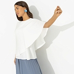 Блуза свободного асимметричного кроя Лёгкая драма