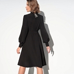 Платье Личная исключительность (шарм, с поясом). Состав: 95% п/э, 5% эластан